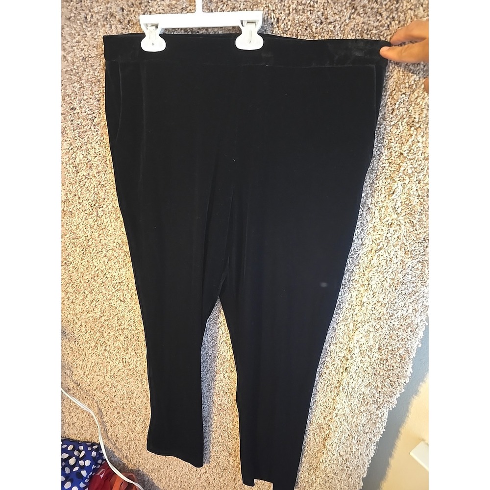 Alex Marie velvet pants/black/size 14/NWT